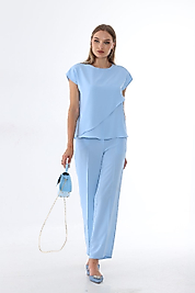 Şık Bebe Mavisi Takım